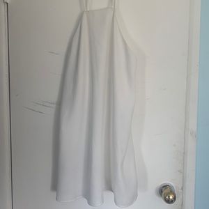 Toni White Backless dress